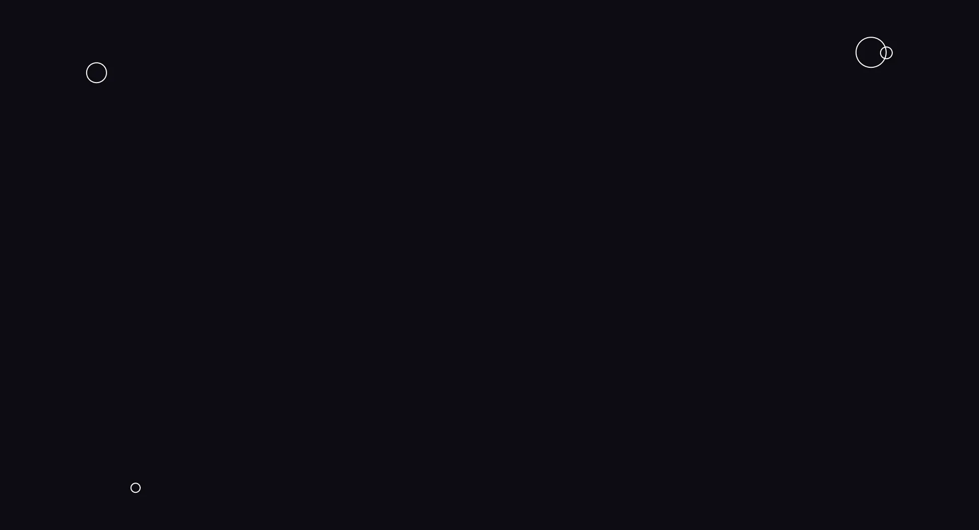 dark bg with floating circles